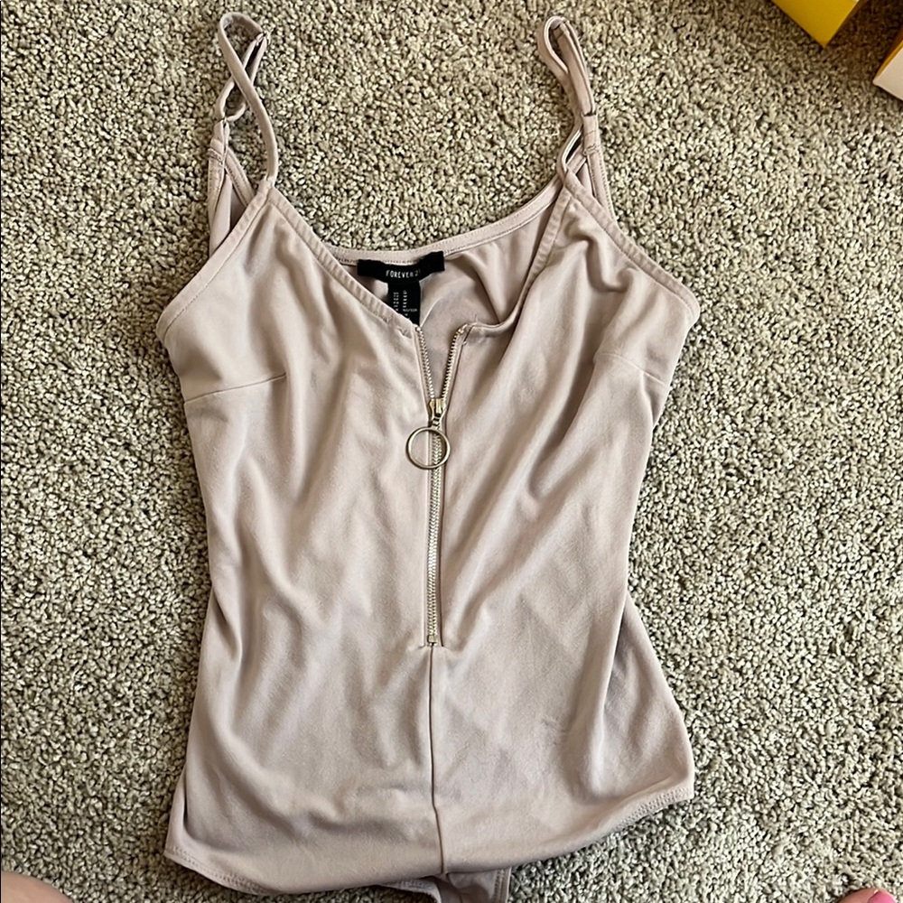Women's Zip-Up Bodysuit